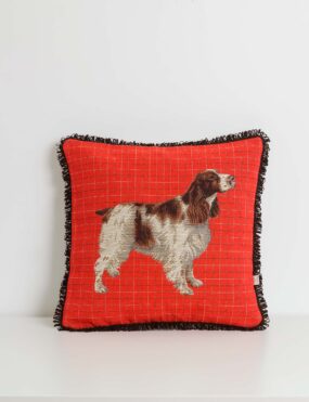 interjero detale, suo, spanielis , stilinga interjero detale, dovanos ideja, ranku darbo preke, lietuviska preke